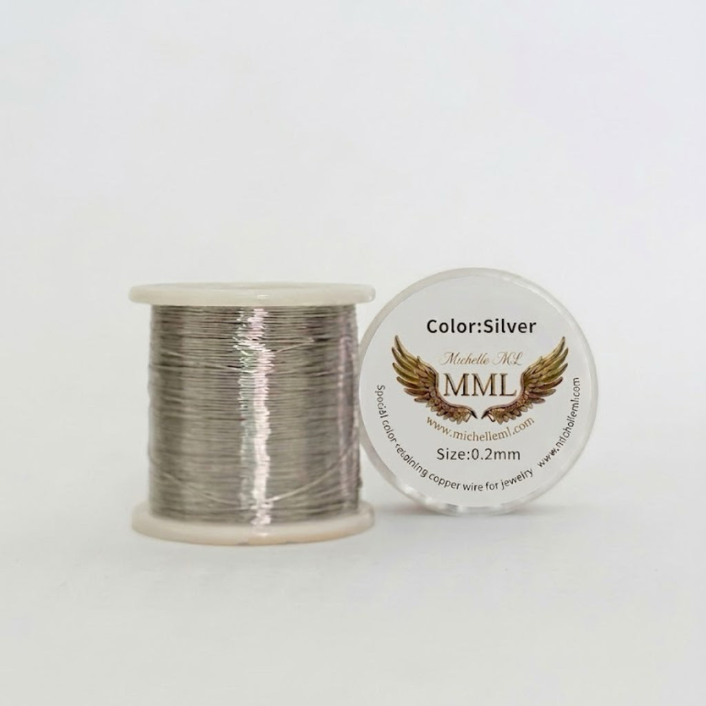 Color Retaining Copper Jewelry Wire Gold Silver for Wire Crochet Large Spool