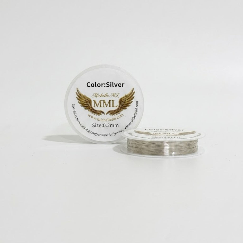 Color Retaining Copper Jewelry Wire Silver 14K Gold Beading Craft Wire for Crochet Jewelry Making