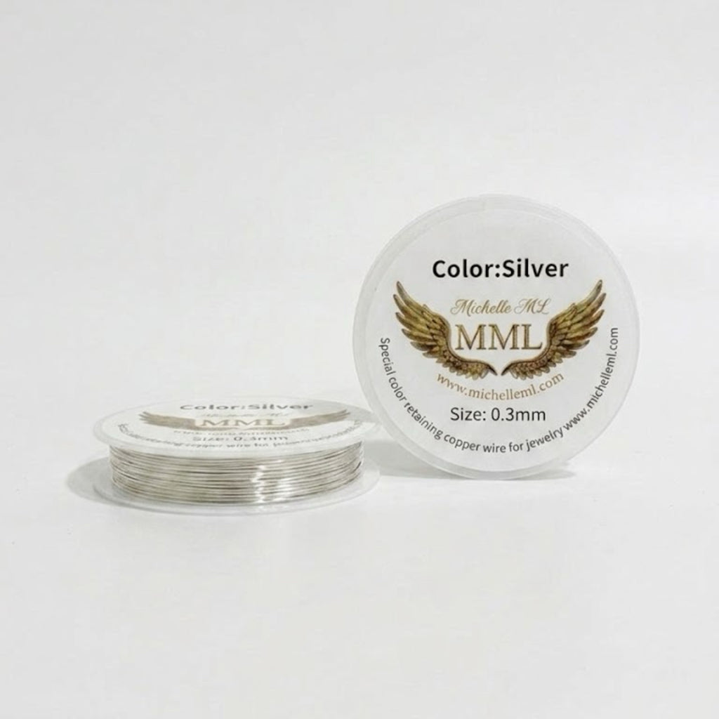 Color Retaining Copper Jewelry Wire Silver 14K Gold Standard Spool for Wire Crochet